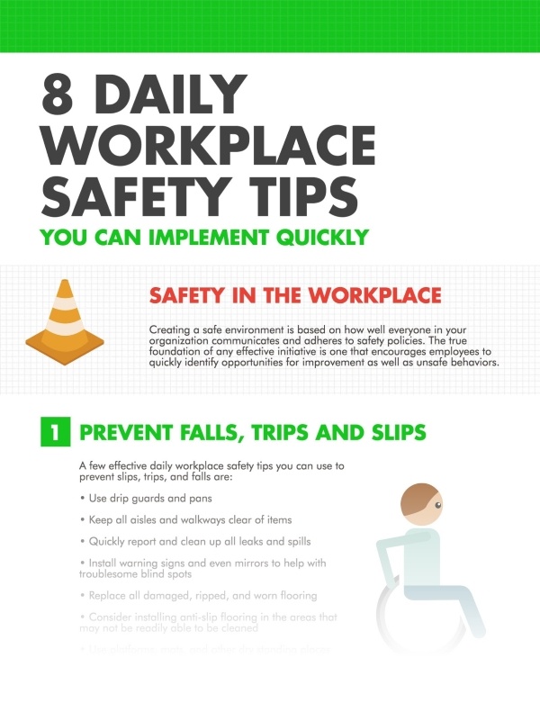 8 Daily Workplace Safety Tips
